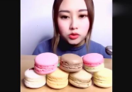 小姐姐声控吃马卡龙视频,小姐姐的独特马卡龙品尝之旅